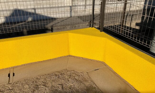 ゴムチップ舗装　ソフトグラウンド　砂場枠タイプ