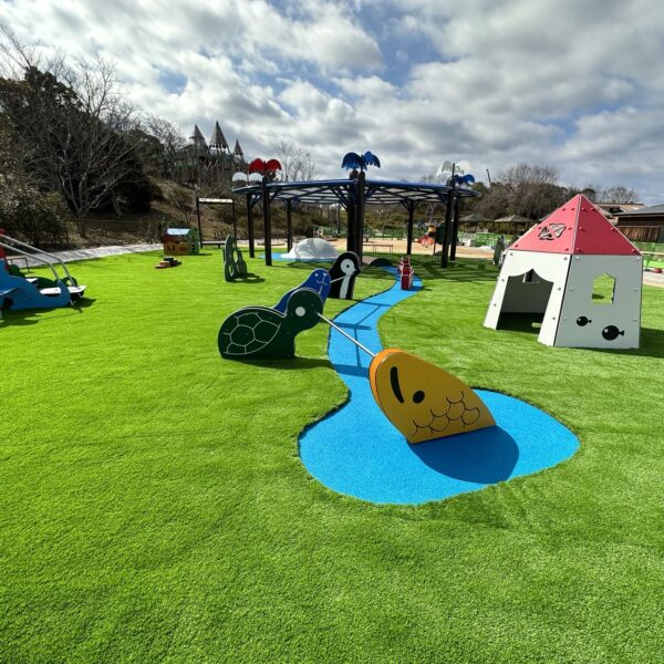 ゴムチップ舗装　ソフトグラウンド