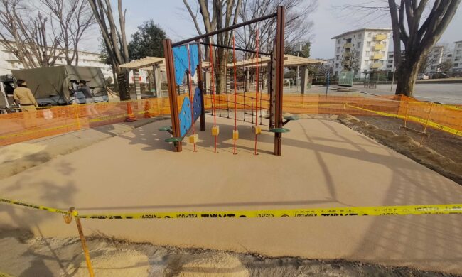 ゴムチップ舗装　ソフトグラウンド