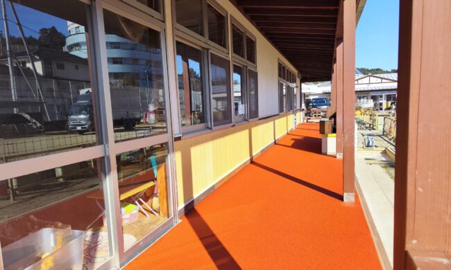 ゴムチップ舗装　ソフトグラウンド