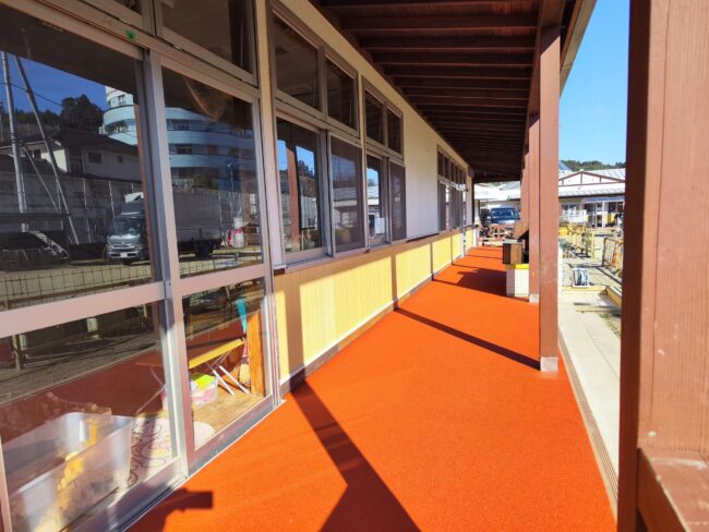 ゴムチップ舗装　ソフトグラウンド