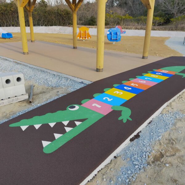 ゴムチップ舗装　ソフトグラウンド