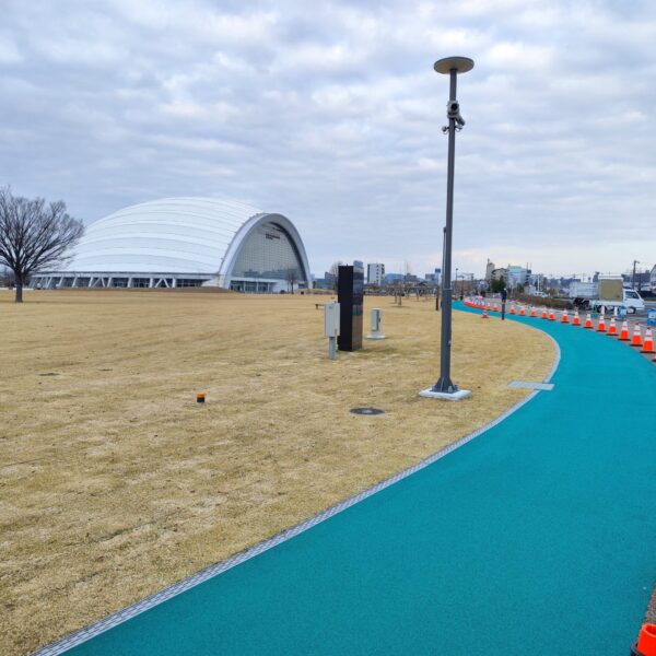 岡山県岡山市 公園施設7 ゴムチップ舗装 ソフトグラウンド