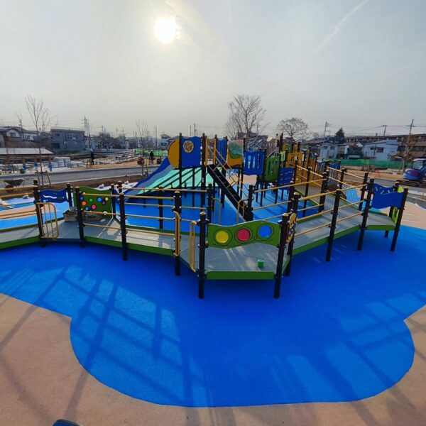 ゴムチップ舗装　ソフトグラウンド