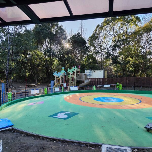 ゴムチップ舗装　ソフトグラウンド