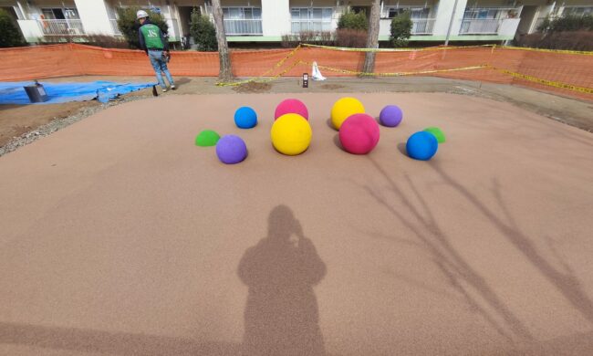 ゴムチップ舗装　ソフトグラウンド