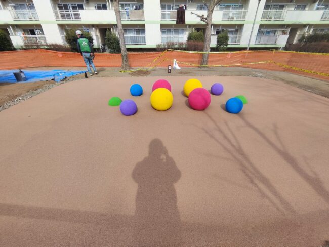 ゴムチップ舗装　ソフトグラウンド