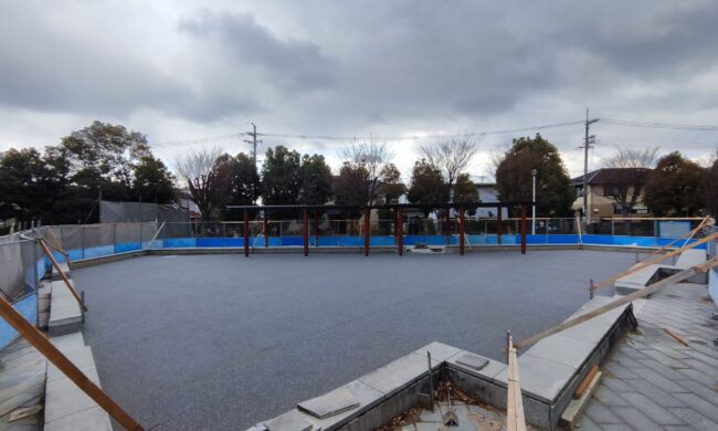 ゴムチップ舗装　ソフトグラウンド