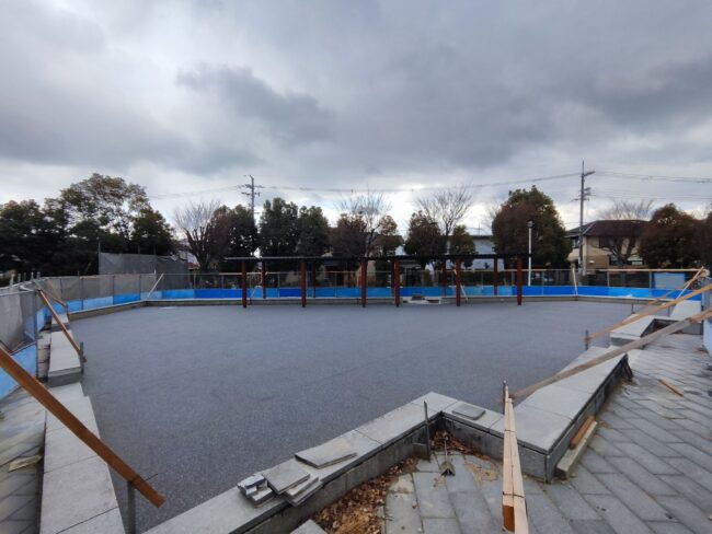 ゴムチップ舗装　ソフトグラウンド