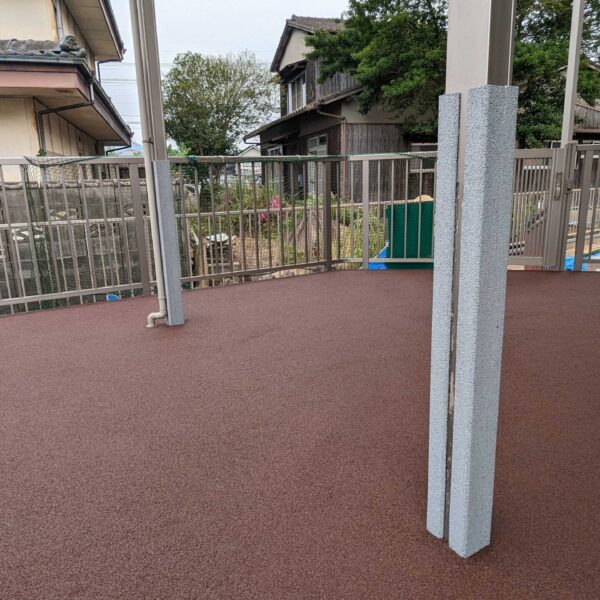 岡山県倉敷市 保育施設11 ソフトグラウンド 標準タイプ ゴムチップ舗装