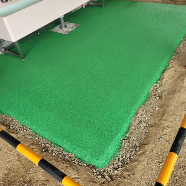 ソフトグラウンド　厚塗りタイプ　ゴムチップ舗装