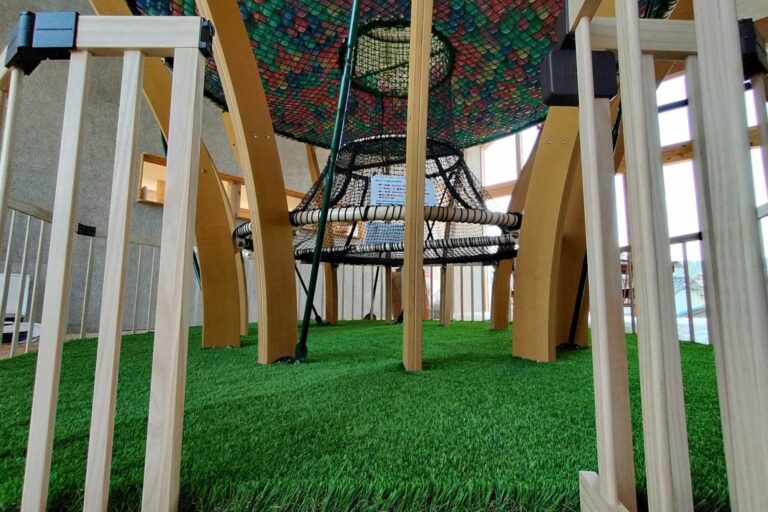 岡山県倉敷市 カフェ4 ソフトグラウンド 人工芝タイプ 下層クッション層