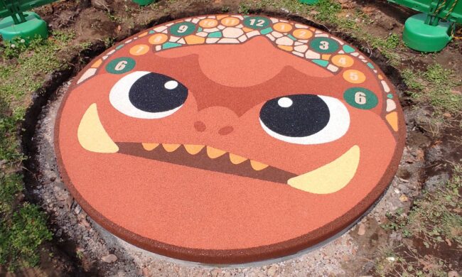 ソフトグラウンド　標準タイプ　ゴムチップ舗装