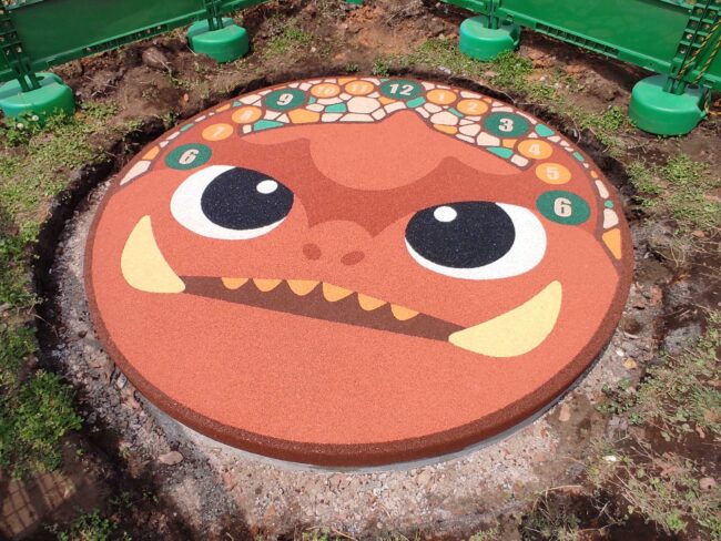 ソフトグラウンド　標準タイプ　ゴムチップ舗装