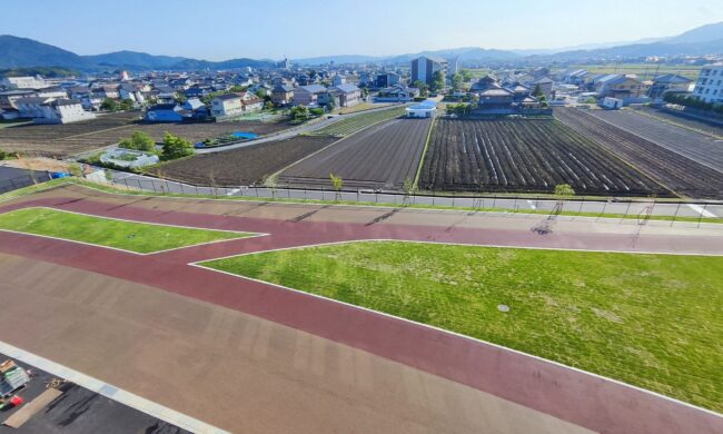 ソフトグラウンド　標準タイプ　ゴムチップ舗装