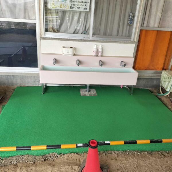 ソフトグラウンド　厚塗りタイプ　ゴムチップ舗装