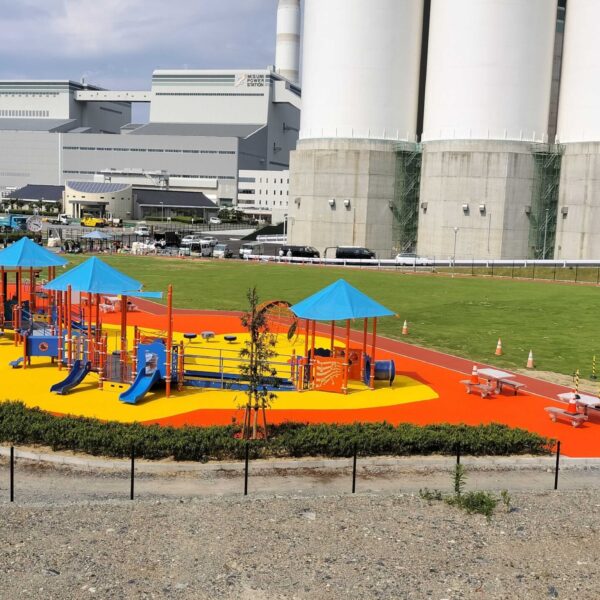 島根県益田市 公園施設6 ゴムチップ舗装 ソフトグラウンドシリーズ