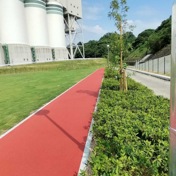 島根県益田市 公園施設18 ゴムチップ舗装 ソフトグラウンドシリーズ