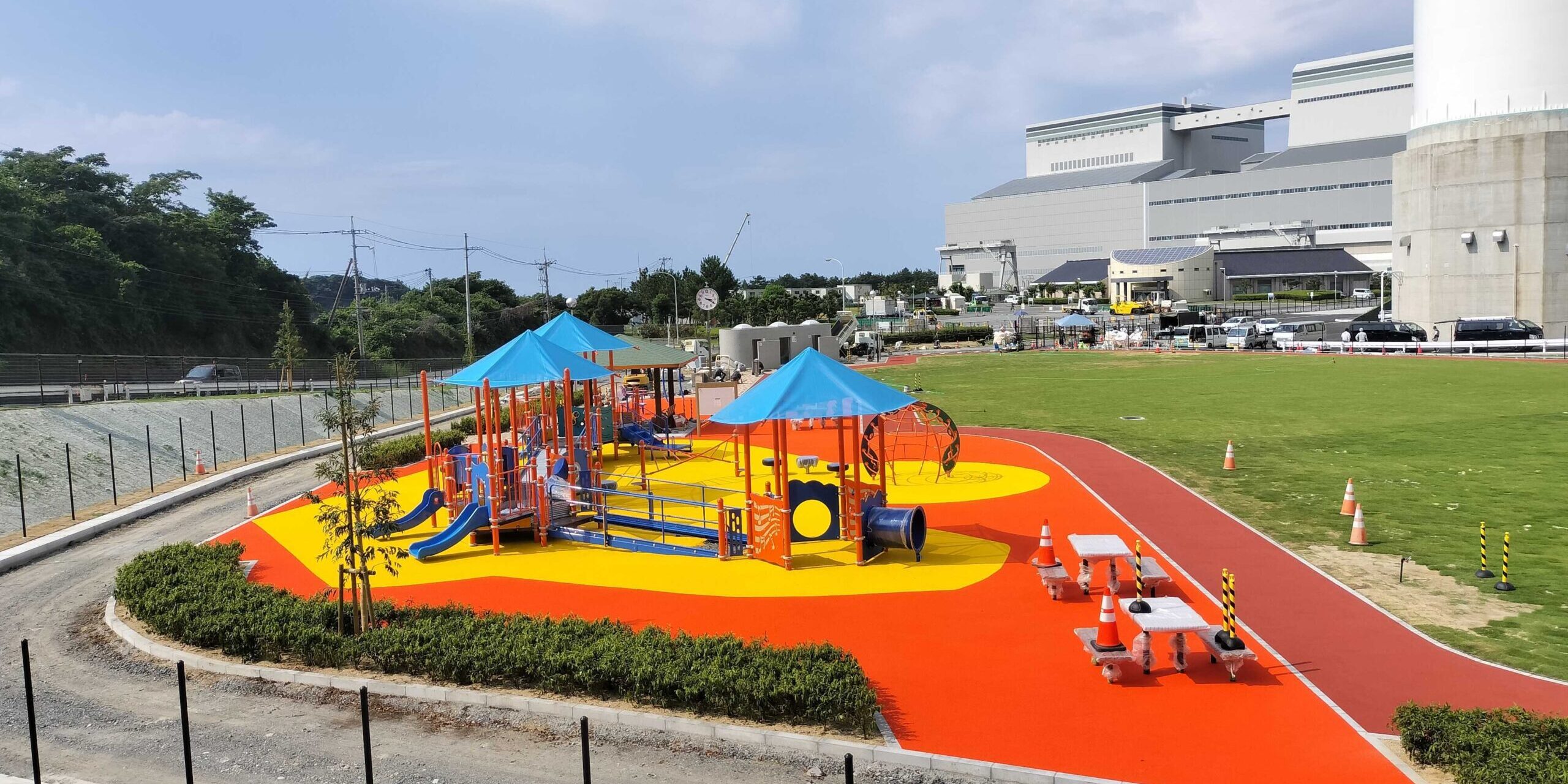 島根県益田市 公園施設7 ゴムチップ舗装 ソフトグラウンドシリーズ