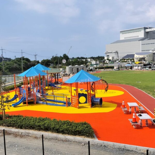 島根県益田市 公園施設7 ゴムチップ舗装 ソフトグラウンドシリーズ
