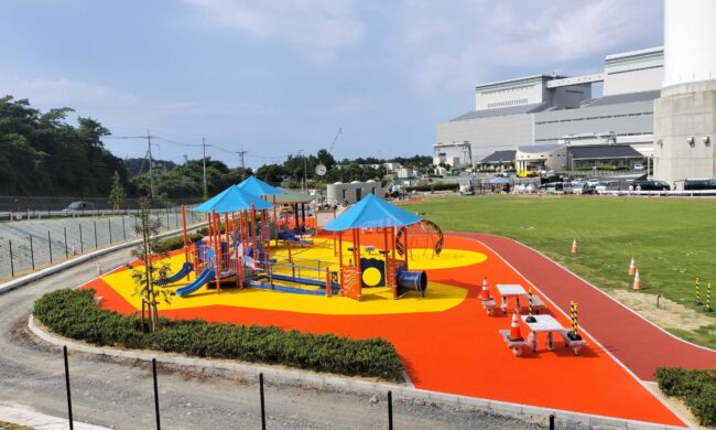 ゴムチップ舗装　ソフトグラウンドシリーズ