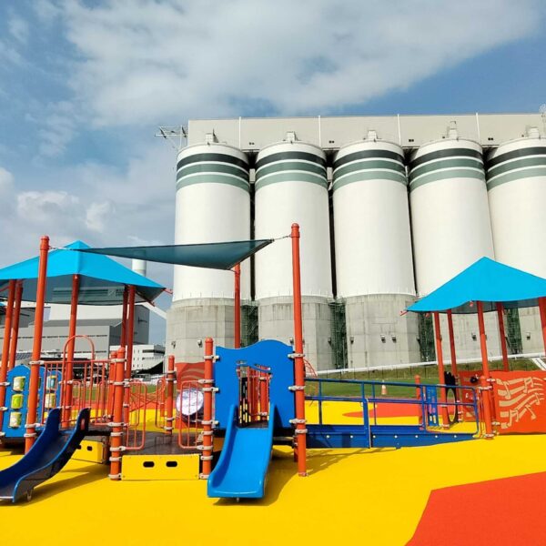 島根県益田市 公園施設31 ゴムチップ舗装 ソフトグラウンドシリーズ