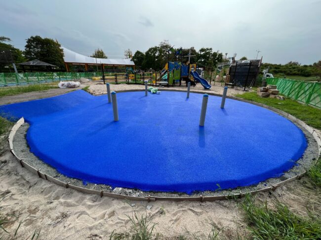 ゴムチップ舗装　ソフトグラウンド厚塗りタイプ