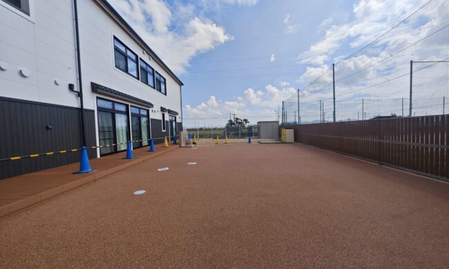 ソフトグラウンド　標準タイプ　ゴムチップ舗装