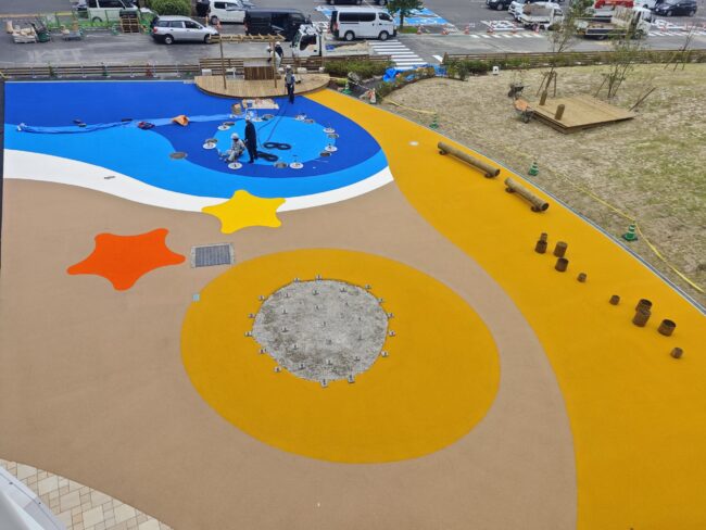 ゴムチップ舗装　ソフトグラウンド　標準タイプ