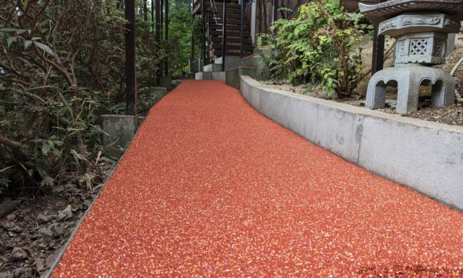 ソフトグラウンド　標準タイプ　ゴムチップ舗装