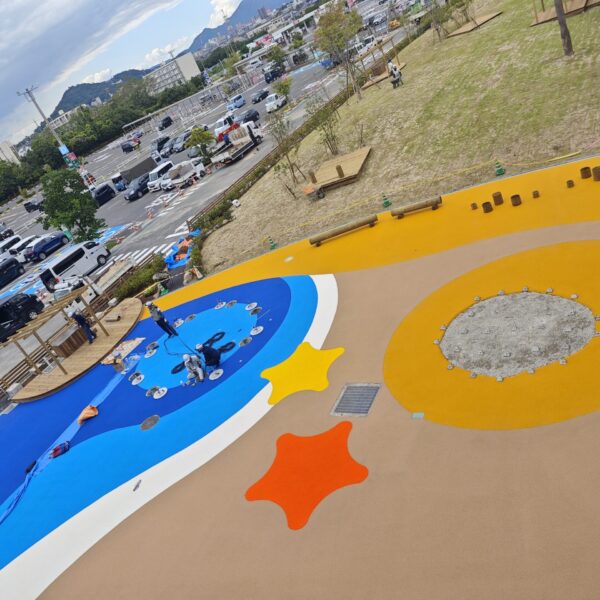 ゴムチップ舗装　ソフトグラウンド　標準タイプ