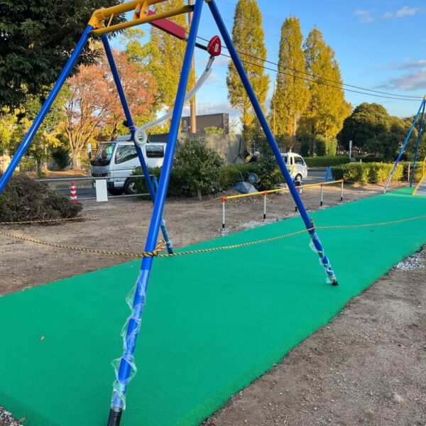 ゴムチップ舗装　ソフトグラウンド