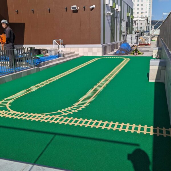 高知県高松市 公共施設2 ゴムチップ舗装 ソフトグラウンド