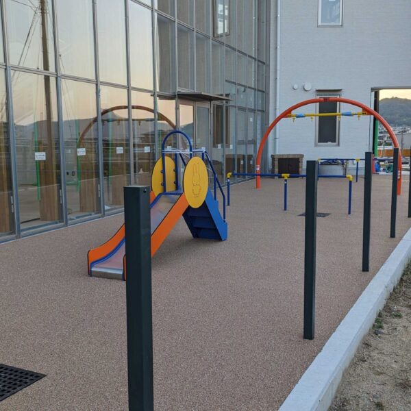 香川県丸亀市 公共施設13 ゴムチップ舗装 ソフトグラウンド