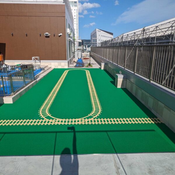 高知県高松市 公共施設4 ゴムチップ舗装 ソフトグラウンド