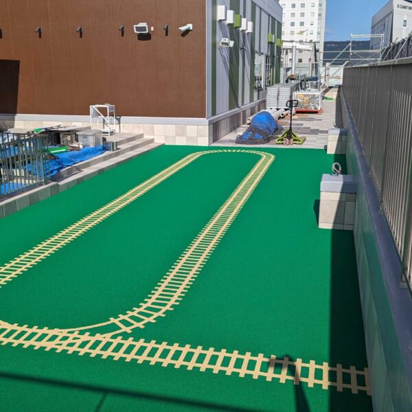 高知県高松市 公共施設3 ゴムチップ舗装 ソフトグラウンド