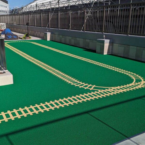 高知県高松市 公共施設5 ゴムチップ舗装 ソフトグラウンド