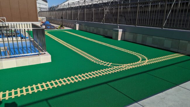 ゴムチップ舗装　ソフトグラウンド