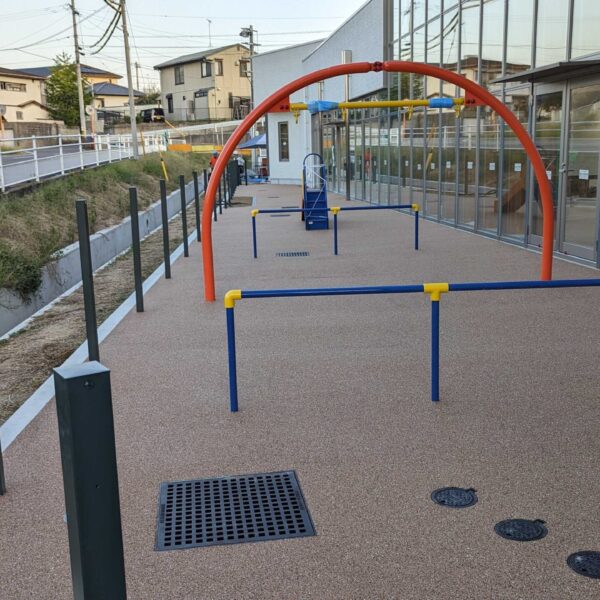 香川県丸亀市 公共施設14 ゴムチップ舗装 ソフトグラウンド