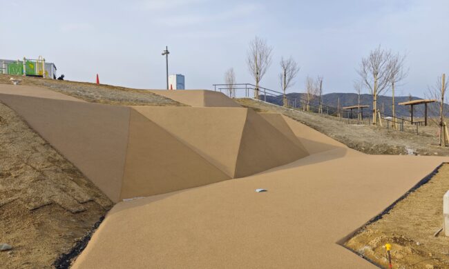 ゴムチップ舗装　ソフトグラウンド