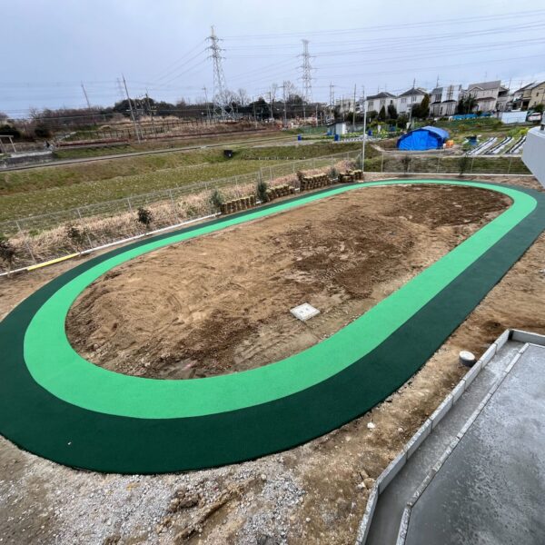 大阪府富田林市 保育施設21 ゴムチップ舗装 ソフトグラウンドシリーズ