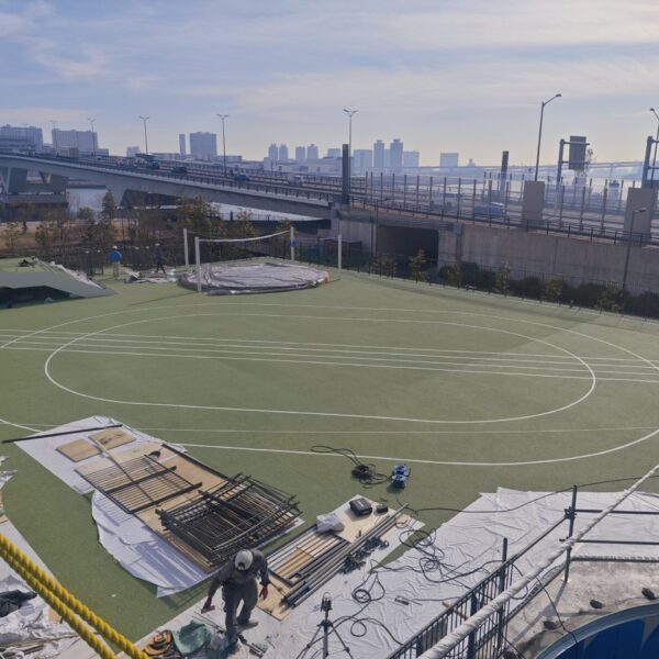 ゴムチップ舗装　ソフトグラウンド