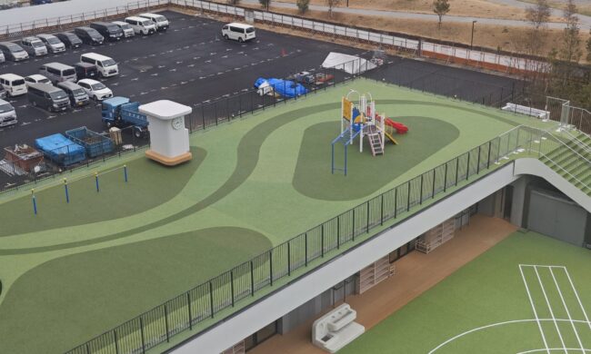 ゴムチップ舗装　ソフトグラウンド