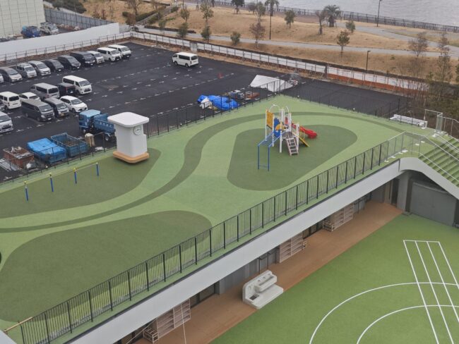 ゴムチップ舗装　ソフトグラウンド