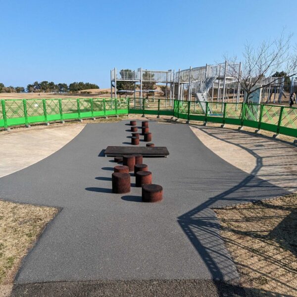 徳島県松茂町 公園施設2 ゴムチップ舗装 ソフトグラウンド