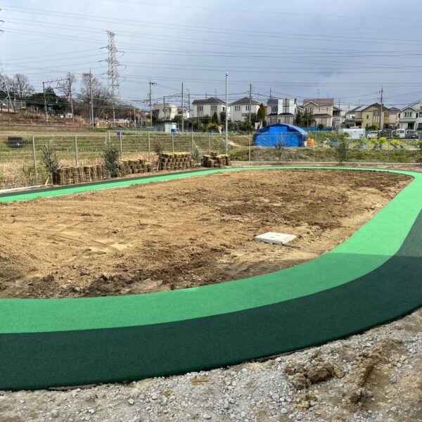 大阪府富田林市 保育施設3 ゴムチップ舗装 ソフトグラウンドシリーズ