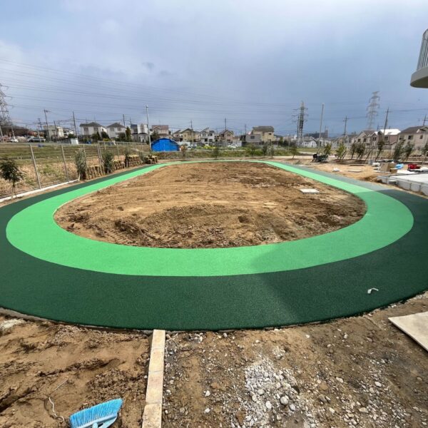 大阪府富田林市 保育施設10 ゴムチップ舗装 ソフトグラウンドシリーズ