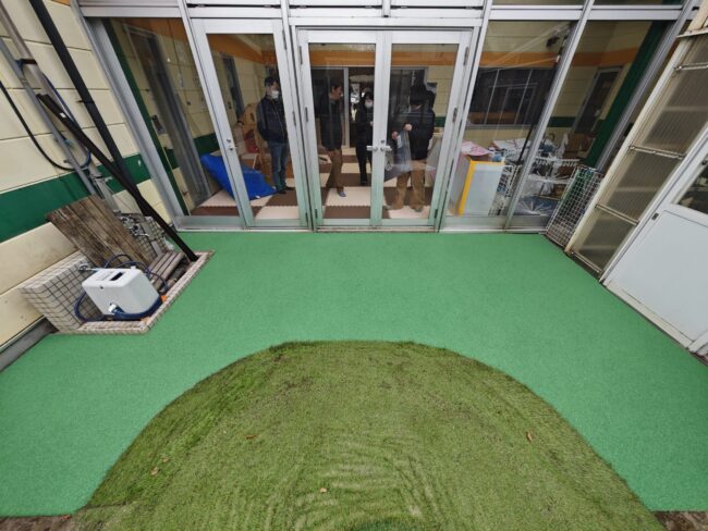 ゴムチップ舗装　ソフトグラウンドシリーズ