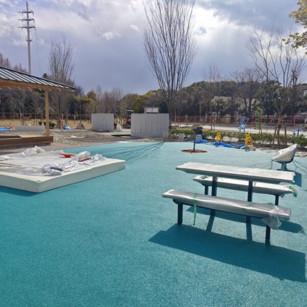 大阪府守口市 公園施設8 ゴムチップ舗装 ソフトグラウンドシリーズ