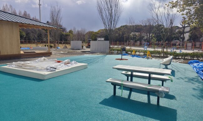 ゴムチップ舗装　ソフトグラウンドシリーズ